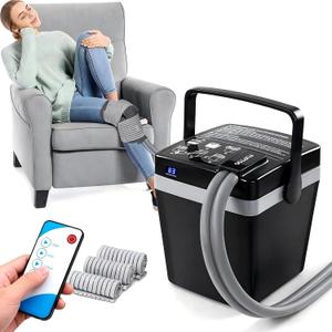 Cold Therapy Machine, Portable Ice Machine for Knee After Surgery with Adjustable Modes & Quiet Pump, for Shoulder Ankle Pain Relief, Cryotherapy Machine Post Surgery Recovery