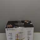 West Bend Timeless 2-Slice Toaster with 7 Browning Levels, Bagel/Waffle/Defrost Settings, High-Lift Lever, Anti-Jam, Easy-Clean Crumb Tray, 2-Slice, White/Gold