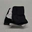 SK Studio Short Curtains for Kitchen, Privacy Cabinet Curtain Dust-Proof Window Shades Doorway Curtain for Closet Storage Room Black, 51.1" W x 27.6" H