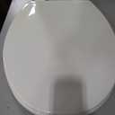 KOHLER 20111-0 Brevia, Slow Close Toilet Seat, Round Toilet Seat, Grip-Tight Bumpers Quick-Attach Hardware, White