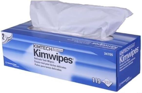 KIMTECH Science Kimwipes Delicate Task Wipers - 2-Ply, 120 Wipes/Box