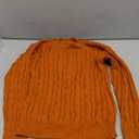 Women Cotton Knit Sweater Twist Thick Warm Crew-Neck Pullover Classic-Fit Slim Jumpers, S