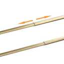 Antique Bronze Brass Double Towel Bar,Adjustable 15.5 to 27.5 Inch Bath Towel Bar Rack for Bathroom Towel Holder, Wall Mounted Bathroom Hardware Accessories,Pattern Carving Design