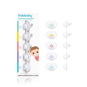 Frida Baby Silicone Paci Weaning System, BPA Free, Latex Free (5 Count (Pack of 1))