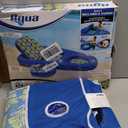 Aqua Campania Ultimate 2-in-1 Pool Float Lounge  Extra Large  Inflatable Pool Floats for Adults with Adjustable Backrest & Cupholder Caddy