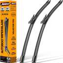 AUTOBOO 26"+20" Windshield Wiper Blade Replacement for Toyota Avalon 2005-2012 Ford Taurus 2011-2018 -Original Factory Quality (Pack of 2)