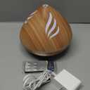 Essential Oil Scent Diffuser: 500ML Aroma Diffuser with Remote Control, Large Fragrance Aromatherapy Diffuser, Mist Humidifier with 14 Colors LED Lights and Auto-Off for Bedroom & Home (Chestnut)