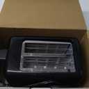Elite Gourmet ECT1027B Cool Touch Toaster with 6 Temperature Settings & Extra Wide 1.25" Slots for Bagels, Waffles, Specialty Breads, Puff Pastry, Snacks, ETL Certified, 2 Slices, Black