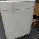 9 x funest Bathroom Trash Can with Lid, Automatic Motion Sensor Trash Can, 3.5 Gallon Garbage Can, Type-C Rechargeable, Bag-Holding Design, One-Pull Auto Packing, Quiet-Close Hinge for Bedroom, Office