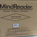 Mind Reader Mop Bucket with Wringer (Mop Not Included), 5.5 Gallon Cleaning Bucket with Wheels and Handle, Upward Press Wringer, Small Mop Compatible, Yellow