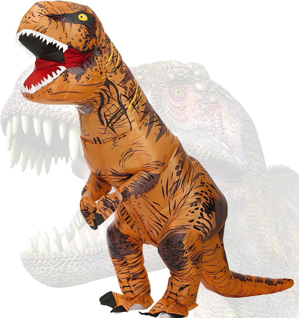 RHYTHMARTS Inflatable Costume Dinosaur Inflatable Costumes T-rex Costumes Fancy Dress Halloween Costume Adult Costume