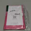 Merchandise Bags Pink Color 100 Count 9"x12" Size 1.5Mil Thick With Handles