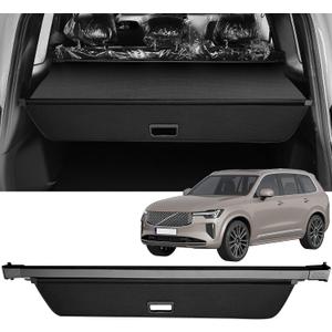 AUXKO Retractable Cargo Cover for Volvo XC90 2026-2016, Carbon Fiber