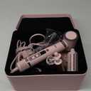 8-in-1 Professional Hot Air Styler&Hair Dryer Brush, Powerful Multi-Styler with Auto-Wrap Curler with Storage Case, Fast Drying Curling Straightening Volumizing Without Heat Damage(Pink)