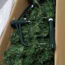 GTPLAYER 6ft Christmas Tree Artificial Xmas Tree with 1000 Branch Tip, 1 Minute Christmas Tree Party Decorations for Home, Foldable Stand, Easy Assembly (Emerald-green)