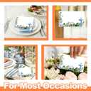 Baptism Table Place Cards, Greenery Place Cards for Table Setting, First Holy Communion Christening Religious Christening Celebration Fill-in Place Cards, 25 Pack -03