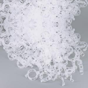 Bulk Tomato Clips, Plant Support Clip for String Trellis Climbing Plants Garden Vegetables- 200PCS/White