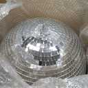 16-Inch Large Disco Ball Big Hanging Mirror Ball Disco Ball Decor for Disco Party Decorations, Weddings, Events, Disco Christmas Decor, and Home Celebration