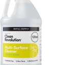 Clean Revolution Multi Surface Cleaner Refill Supply, Non-Toxic, Eco-Friendly & Plant-Based, Ready to Use, Lemon & Herbs, 128 Fl Oz (1 Gallon)