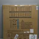 Cumbor 29.7-46" Baby Gate for Stairs, Toddler Safety Essentials for The House, Auto Close Dog Gate for Doorways, Mom's Choice Awards Winner-Easy Install Pressure Mounted Pet Gates for Dogs, White