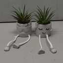 OLEEK Small Fake Plant Office Desk Decor - Desk Plants for Office Decorations for Work - Decorative Plants Decor - Funny Office Decor for Women - Fake Succulents Plants Artificial Home Decor Shelf