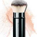 DUcare Retractable Airbrush Kabuki Brush for All Face Makeup & Foundation for Liquid, Cream and Powder Face Makeup With Aluminum Handle