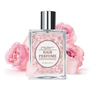 Hair Perfume for Women - Long-Lasting Scent, Frizz Control & Odor-Eliminating Formula, Pheromone-Infused, Hair & Body Fragrance Mist, Perfume Oil Nourishes & Hydrates, Fresh Romantic Rose Scent
