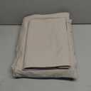 MooMee Wavy Striped Duvet Cover Set 100% Washed Cotton Linen Like Textured Breathable Durable Soft Comfy (Beige, Twin 68"x90") (Wavy Stripes - Beige (No Comforter))