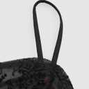 SOLY HUX Women's Ruched Lace Cami Top Drawstring Sleeveless Clubwear Sexy Gothic Tops (Black, XL)