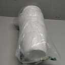 WOUSIWER 16 Pack 6-inch Plastic Planters for Indoor Flower Pots, Heavy Duty and Stylish 6 Inch Plant Pots for Indoor Plants with Drainage Holes and Tray for Plants, Flowers, White