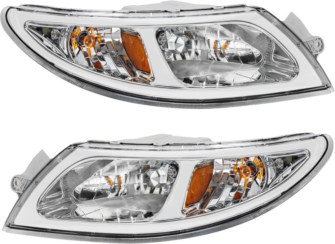 Avsty Headlights Assembly for International Durastar 4200 4300 4400 4900 2001-2016, Transtar 8500 8600 2002 2003 2004 2005 2006 2007 2008 2009 2010 2011 2012 2013 2014 2015 2016,Replacement Headlamp