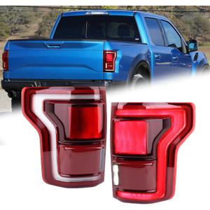 Halogen Upgrade Full LED Raptor style Tail Lights Fits 2015-2020 Ford F150
