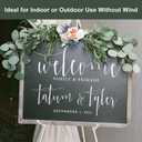DANMO Easel Stand for Wedding Sign Poster 63'' Instant Display Floor Adjustable Metal Art Easel White