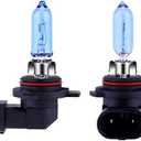 NEWBROWN 9012 HIR2 Headlight Bulb Halogen Bulb 5000K Super White Light Long Life Replacement PX22D 12V/55W (9012/HIR2, 2 Pack)