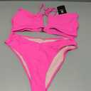SUUKSESS Women High Waisted String Bikini Sets Sexy Two Piece Cutout Swimsuits XL