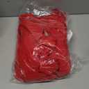 Long Black Formal Dresses for Women Gowns Evening Party Cocktail Dress,Split Elegant V Neck Wrap Ruffle Wedding Guest Dresses (Medium, Bright Red)