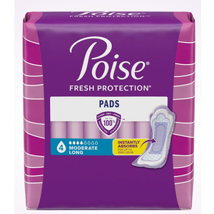 2 Packs Pads For Bladder Leaks, 4 Drop Moderate Absorbency, Long Length