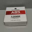 HATCHBOX ABS 3D Printer Filament, Dimensional Accuracy +/- 0.05 mm, 1 kg Spool, 3.00 mm, Black