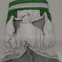 FUAMEY Dog Coat for Small Dogs,Waterproof Dog Winter Jacket with Harness Built in Puppy Cold Weather Coats Reflective Pet Vest with Zipper Warm Fleece Dogs Snowsuit Windproof Green XS (XS(chest:14in))