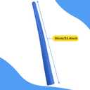 Trampoline Pole Foam Sleeves, 1''/28mm Diameter Foam Covers, Each 35.4'' Length-2 Pcs Fit Together 6 Feet Length, Safety Pole Cover, Set of 12,Blue