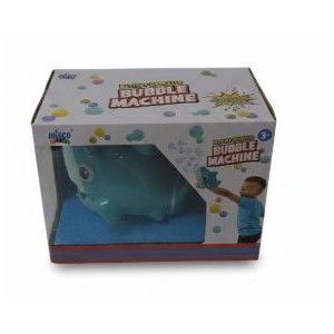 Misco Toys Battery-Operated Shark Bubble Machine, Blue