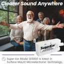 SuperEar Model SE5000 (PSAP) for Seniors - Hearing Amplifiers for Seniors, Super Ear Personal Sound Amplifier, Sound Amplifier Listening Device and Audio Accessories in 50dB Ambient Sounds Increase