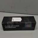 Essential Oil Diffuser, Flame Oil Diffuser - Aromatherapy Humidifier, Sound Activated Music Sync Infrared Remote Control - Perfect for Bedroom Home Office (250ml Rainbow Flame, Black)