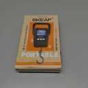 SKEAP Digital Fish Scale Hanging Scale Fishing Scale,110lb/50kg Luggage Scale,Upgrade Large Handle & Backlit LCD Display, Electronic Balance Digital Fishing Postal Scale,Green,Fishing Gifts for Men