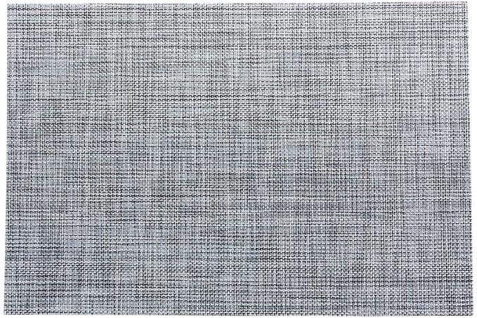 Restaurantware Carmel Mesh 16 x 12 Inch Table Placemats Set Of 6 Woven Washable Placemats - Heat Tolerant No Stain Tangerine Vinyl Kitchen Placemats Waterproof Easy To Clean Blue