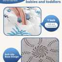 Baby Play Mat, 50x50 Thickened Playpen Mat, Non-Slip Baby Mat for Floor, Foldable Portable Playmat Suitable for babies learning to crawl and for travel
