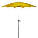 Northlight 8.85ft Outdoor Patio Lotus Umbrella with Hand Crank, Yellow