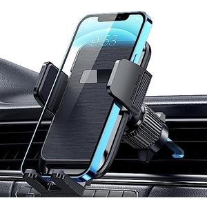 Qifutan Phone Mount for Car Vent [Upgraded Metal Clip] Cell Phone Holder Car Hands Free Cradle in Vehicle Car Phone Holder Mount for Smartphone, iPhone, Cell Phone Automobile Cradles Universal