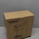 CHULUX Classic Single Serve Coffee Maker for K Cup, One Button Easy Coffee Machine for Office, RV, Travel and Dorm, Red