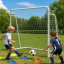 NAIZEA Soccer Goal - Heavy Duty Soccer Net for Backyard Training & Practice